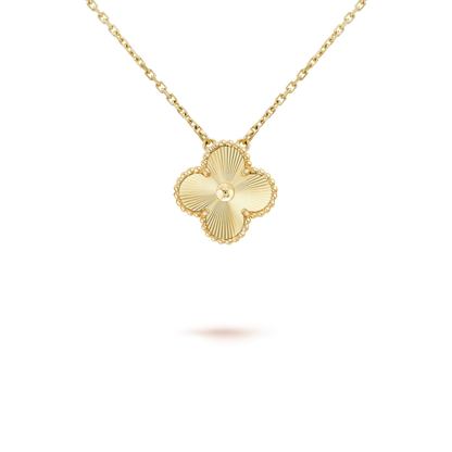 [Lumi Jewels]CLOVER 15MM LASER NECKLACE