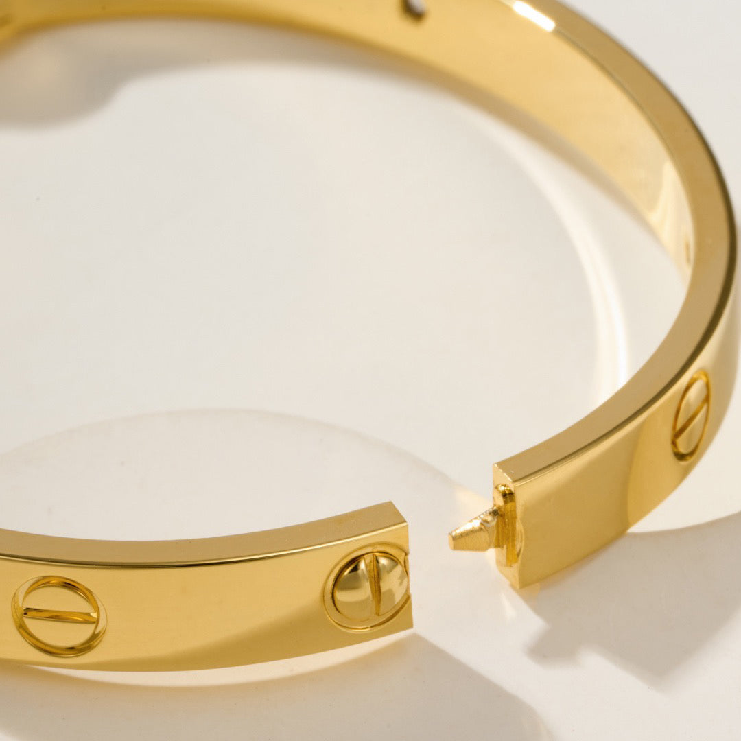 [Lumi Jewelery]LOVE BRACELET 6.1MM 4 DIAMONDS