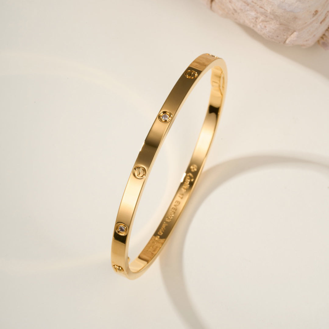 [Lumi Jewelery]LOVE BRACELET 3.65MM 6 DIAMONDS