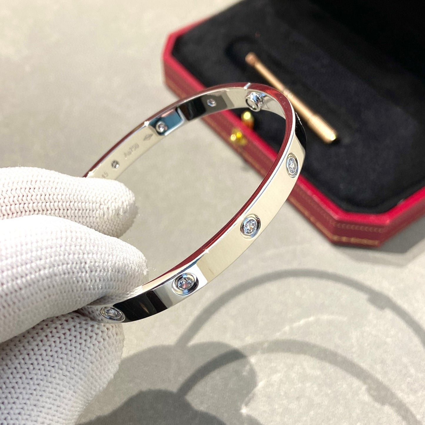 [Lumi Jewels]LOVE BRACELET 6.1MM 10 DIAMONDS