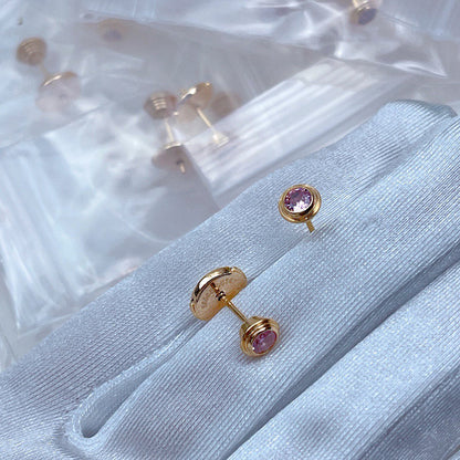 [Lumi Jewelery]DAMOUR PING DIAMOND EARRINGS