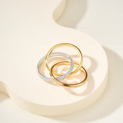 [Lumi Jewelery]TRINITY 2.5MM RING COLLECTION