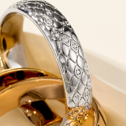 [Lumi Jewelery]TRINITY  RING LEOPARD PRINT