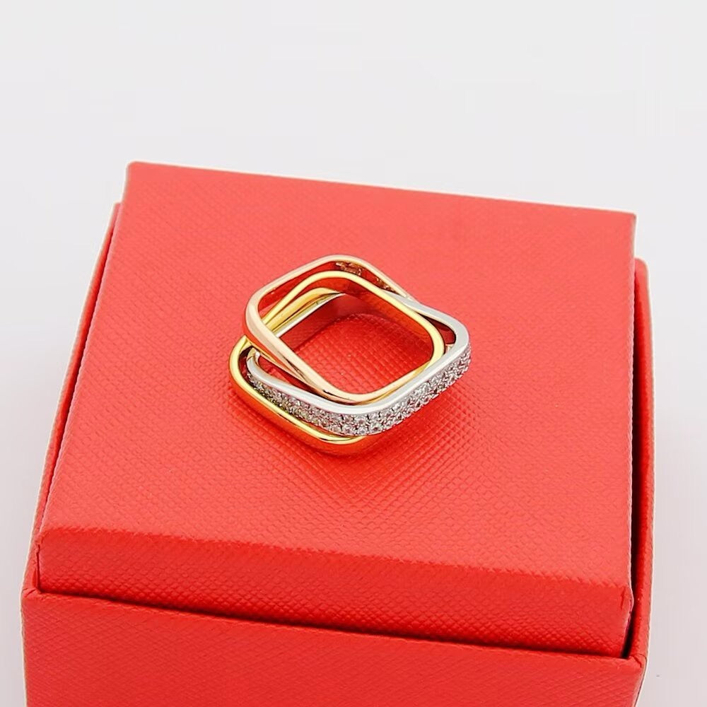 [Lumi Jewelery]TRINITY 3.5MM CUSHION RING COLLECTION