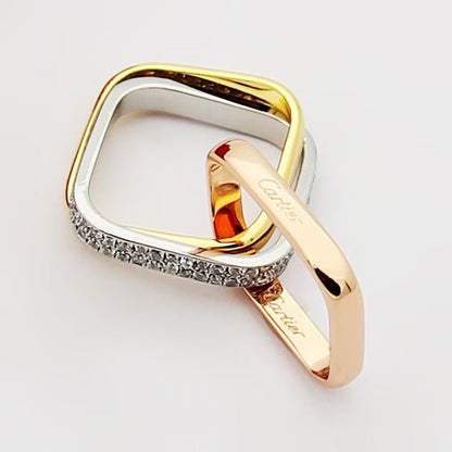 [Lumi Jewelery]TRINITY 3.5MM CUSHION RING COLLECTION