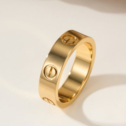 [Lumi Jewelery]LOVE RING 5.5MM NO DIAMOND