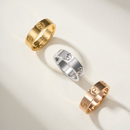 [Lumi Jewelery]LOVE RING 5.5MM NO DIAMOND