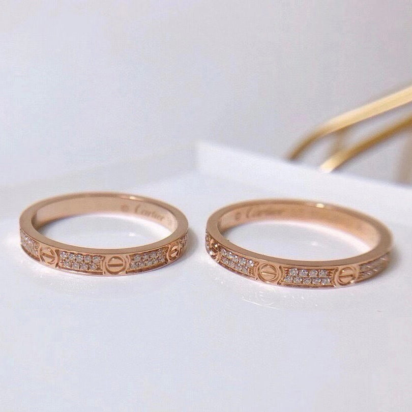 [Lumi Jewelery]LOVE RING 2.65MM DIAMOND