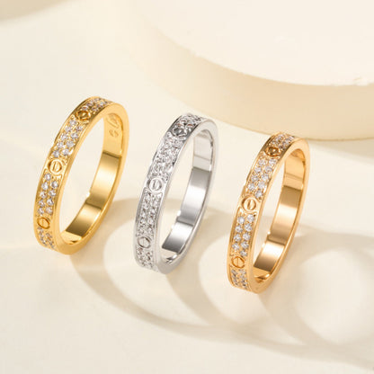 [Lumi Jewelery]LOVE RING 2.65MM DIAMOND