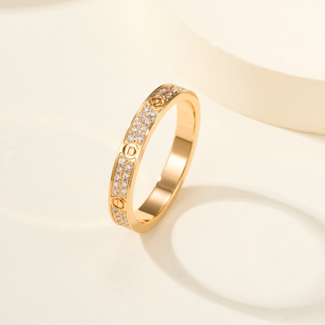 [Lumi Jewelery]LOVE RING 2.65MM DIAMOND