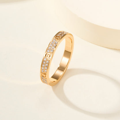 [Lumi Jewelery]LOVE RING 2.65MM DIAMOND
