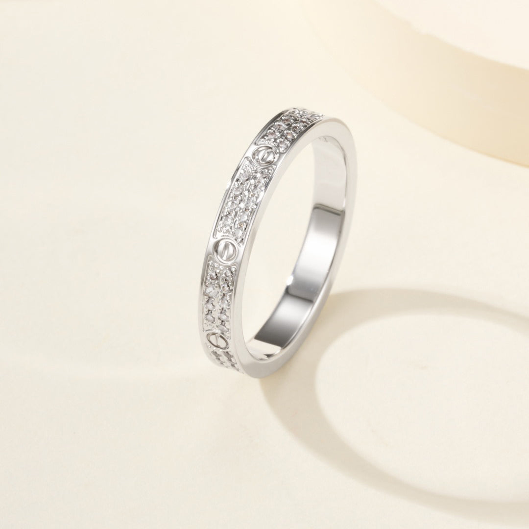 [Lumi Jewelery]LOVE RING 2.65MM DIAMOND