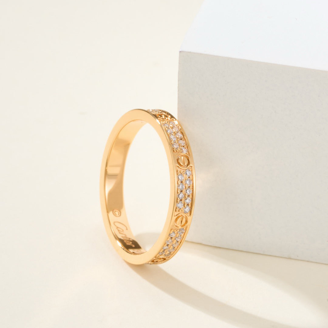 [Lumi Jewelery]LOVE RING 2.65MM DIAMOND