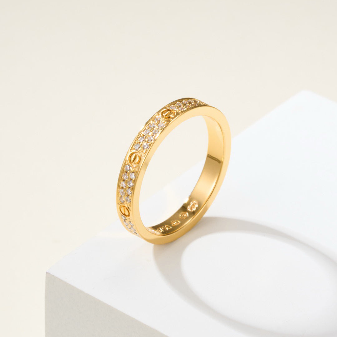 [Lumi Jewelery]LOVE RING 2.65MM DIAMOND
