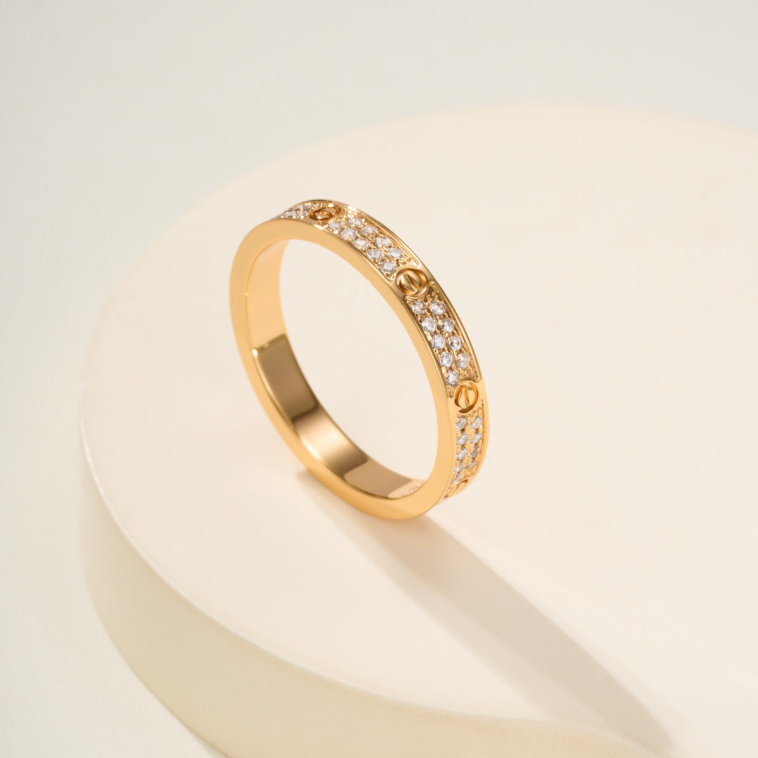 [Lumi Jewelery]LOVE RING 2.65MM DIAMOND
