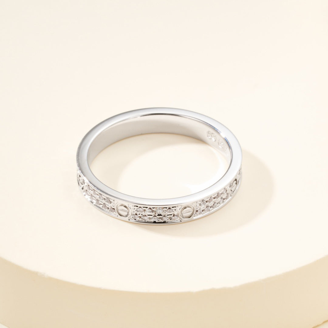 [Lumi Jewelery]LOVE RING 2.65MM DIAMOND