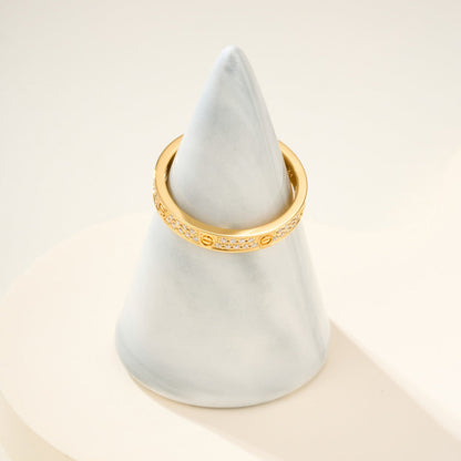 [Lumi Jewelery]LOVE RING 2.65MM DIAMOND