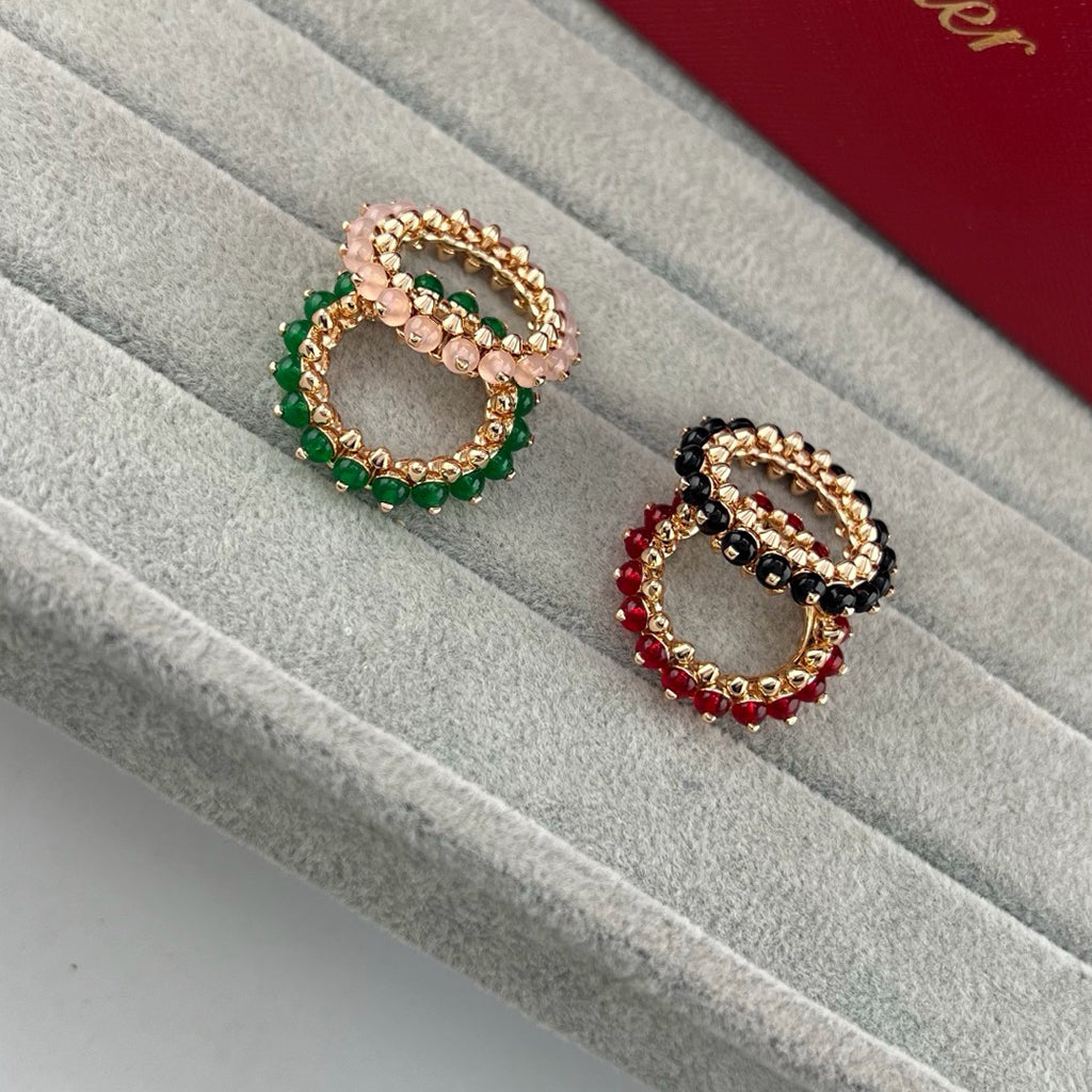 [Lumi Jewelery]CLASH 7.9MM AGATE CHALCEDONY RING