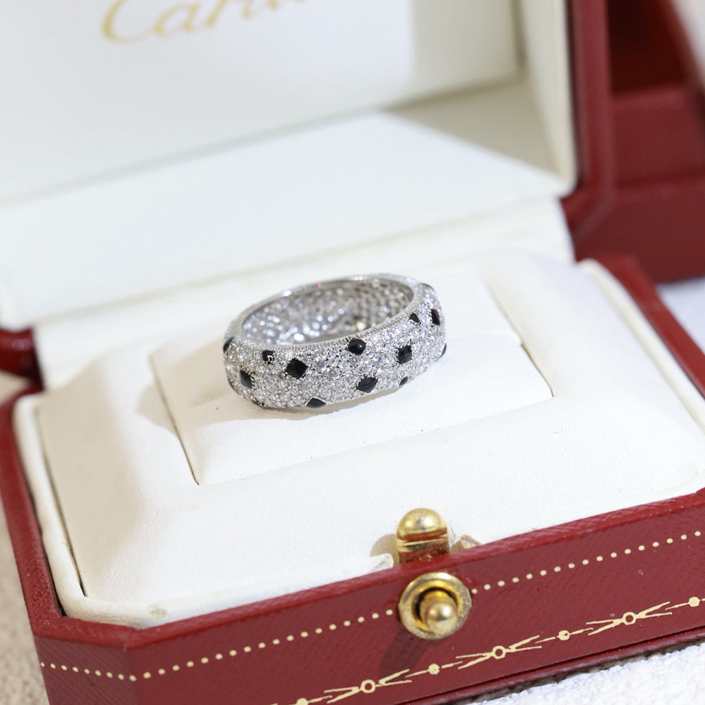 [Lumi Jewelery]PANTHERE SPOTTED FULL DIAMOND RING