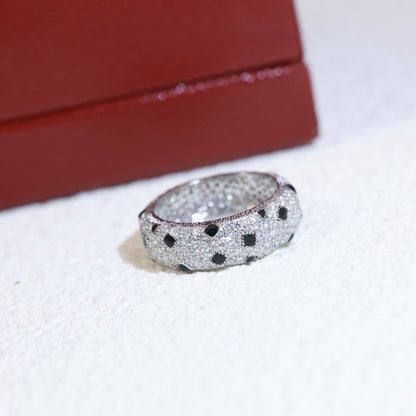 [Lumi Jewelery]PANTHERE SPOTTED FULL DIAMOND RING