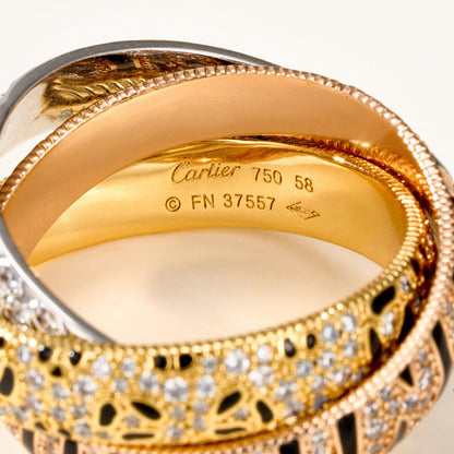 [Lumi Jewelery]TRINITY  RING LEOPARD PRINT