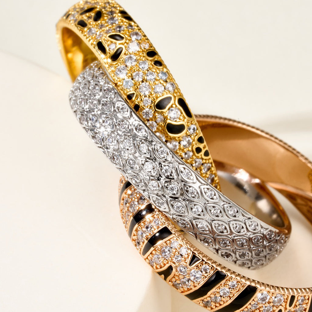 [Lumi Jewelery]TRINITY  RING LEOPARD PRINT
