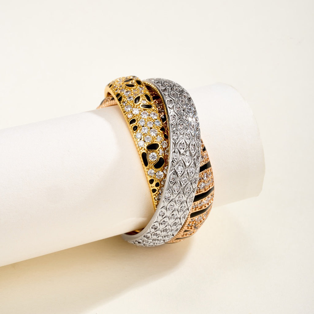 [Lumi Jewelery]TRINITY  RING LEOPARD PRINT