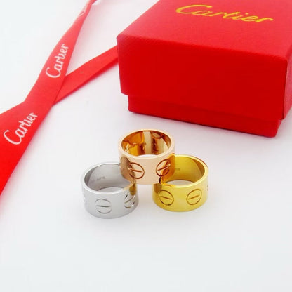 [Lumi Jewelery]LOVE 11MM LARGE RING