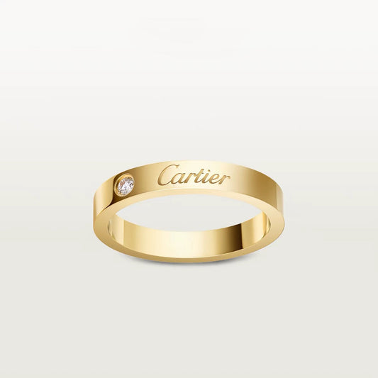 [Lumi Jewelery]LOVE RING 4MM 1 DIAMOND