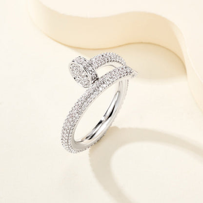[Lumi Jewelery]JUSTE RING 2.6MM FULL DIAMOND