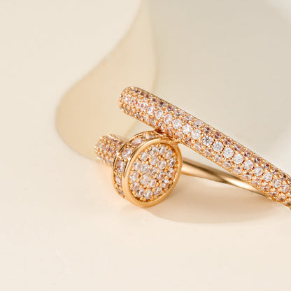 [Lumi Jewelery]JUSTE RING 2.6MM FULL DIAMOND