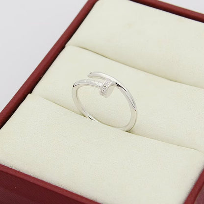 [Lumi Jewelery]JUSTE 1.8MM HALF DIAMOND RING