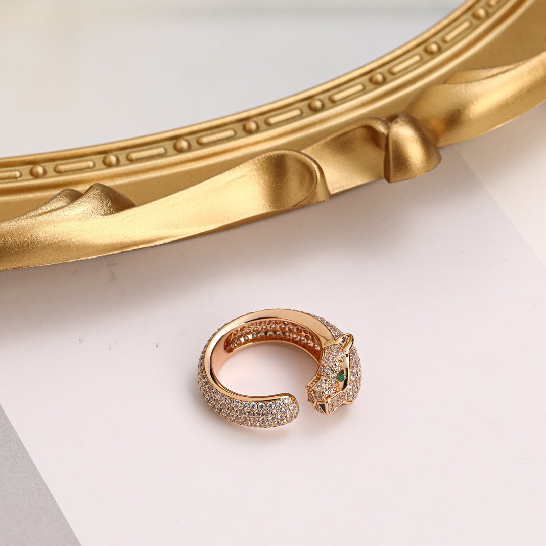 [Lumi Jewelery]PANTHERE FULL DIAMOND SMALL RING