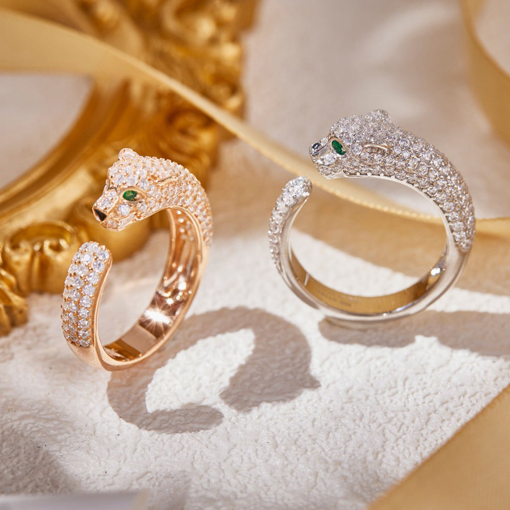 [Lumi Jewelery]PANTHERE FULL DIAMOND SMALL RING