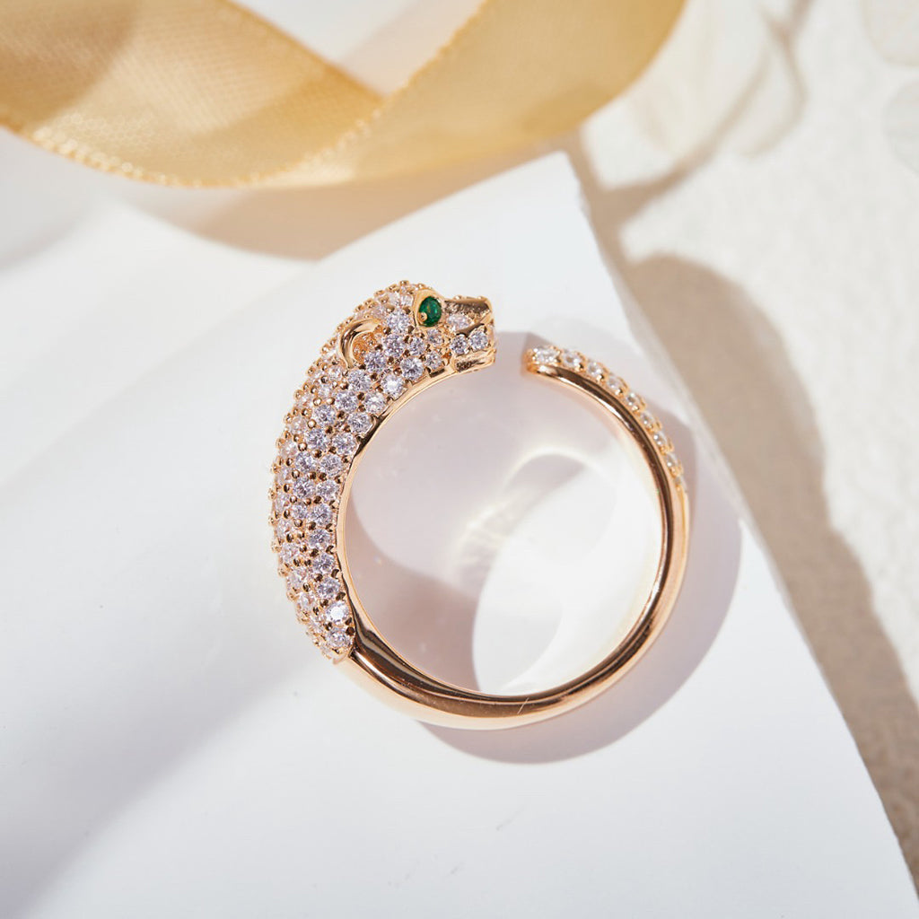 [Lumi Jewelery]PANTHERE FULL DIAMOND SMALL RING