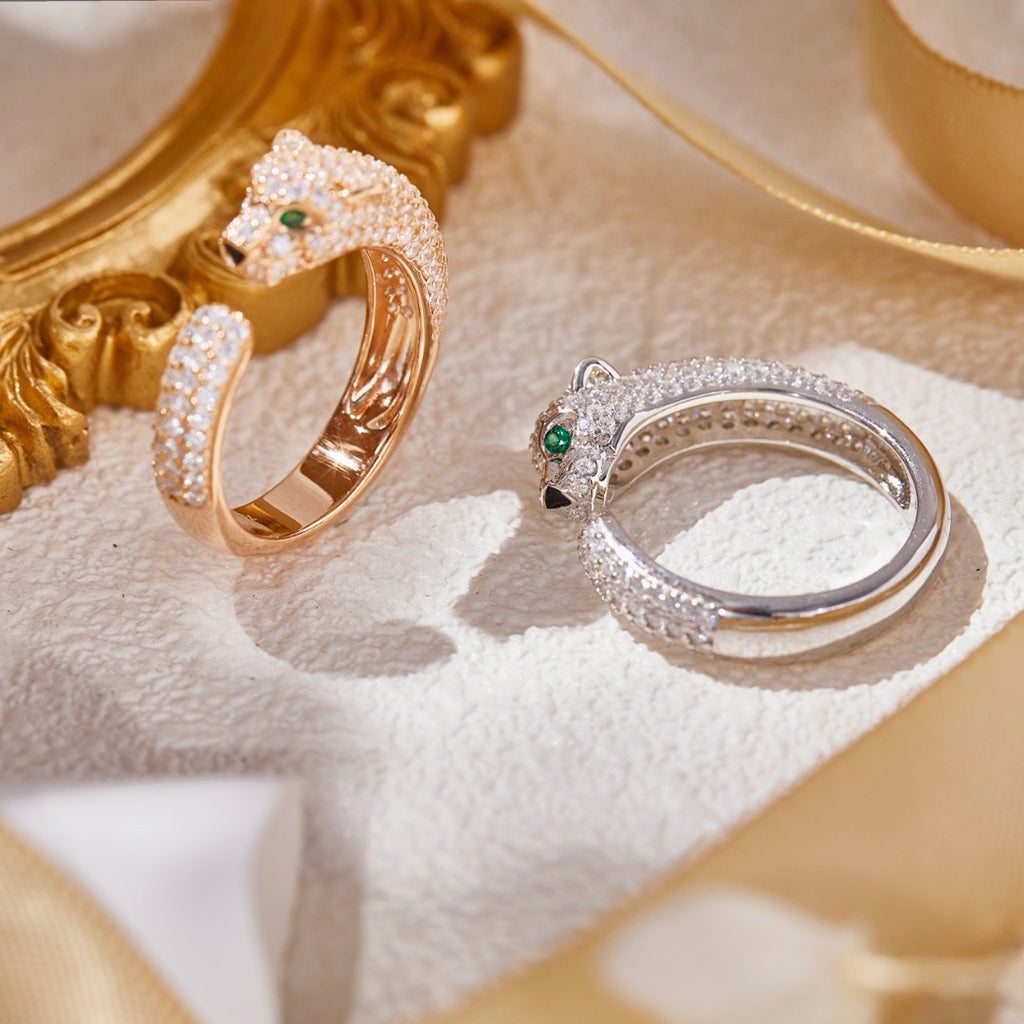 [Lumi Jewelery]PANTHERE FULL DIAMOND SMALL RING