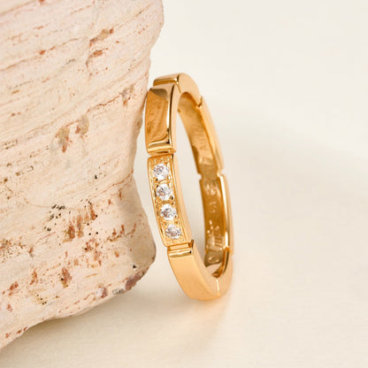 [Lumi Jewelery]MAILLON PANTHERE 4 DIAMOND RING