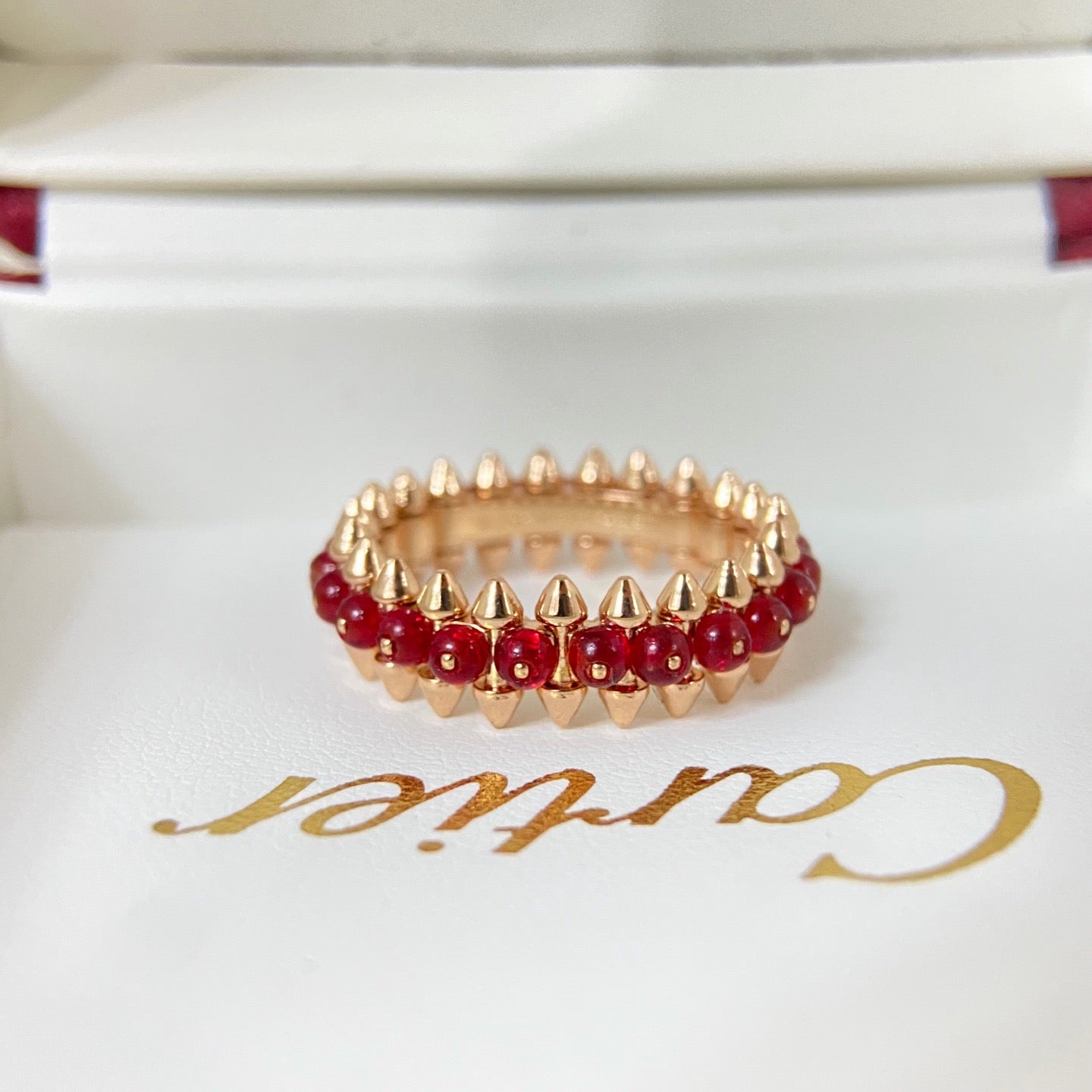 [Lumi Jewelery]CLASH 7.9MM AGATE CHALCEDONY RING