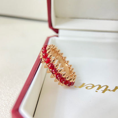 [Lumi Jewelery]CLASH 7.9MM AGATE CHALCEDONY RING