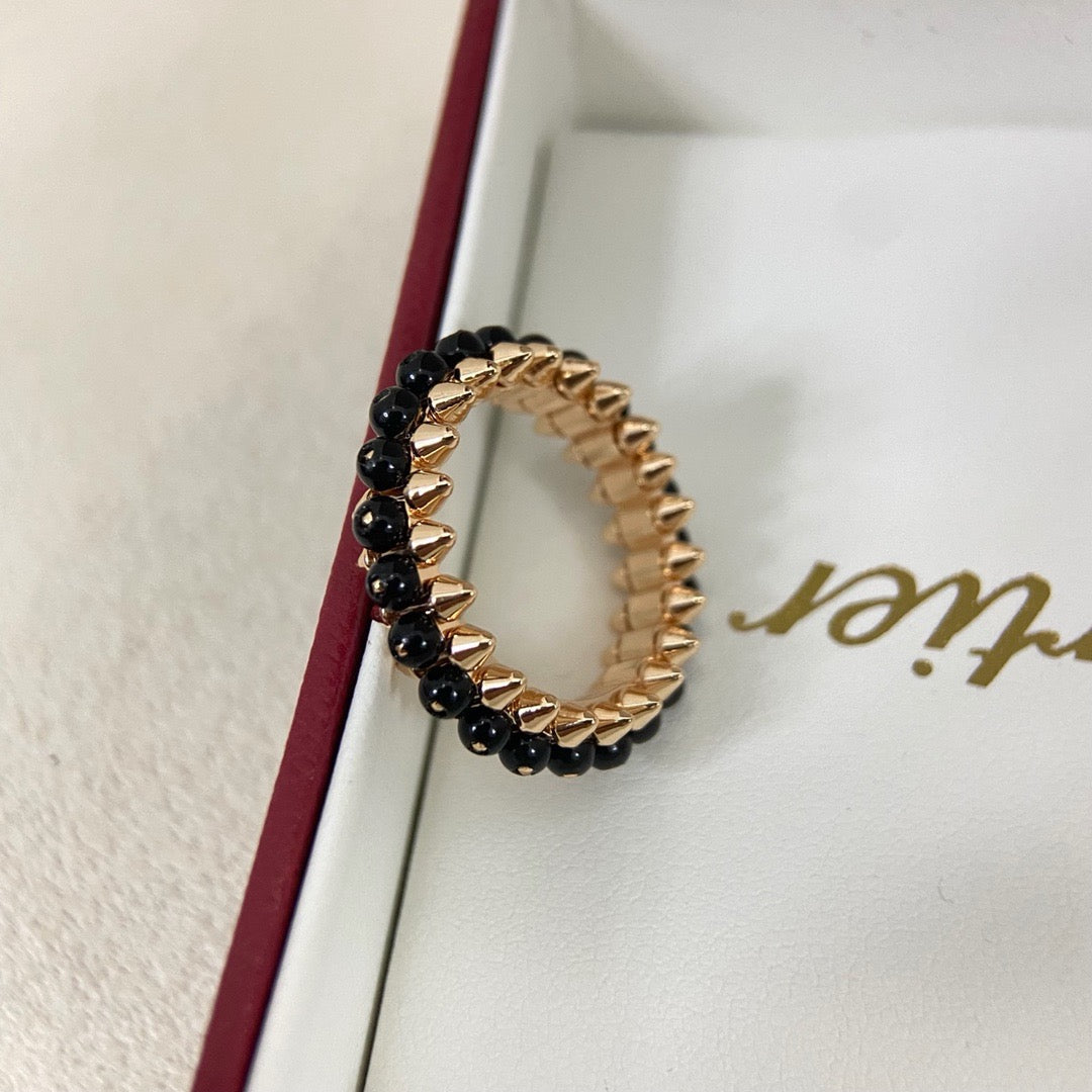 [Lumi Jewelery]CLASH 7.9MM AGATE CHALCEDONY RING