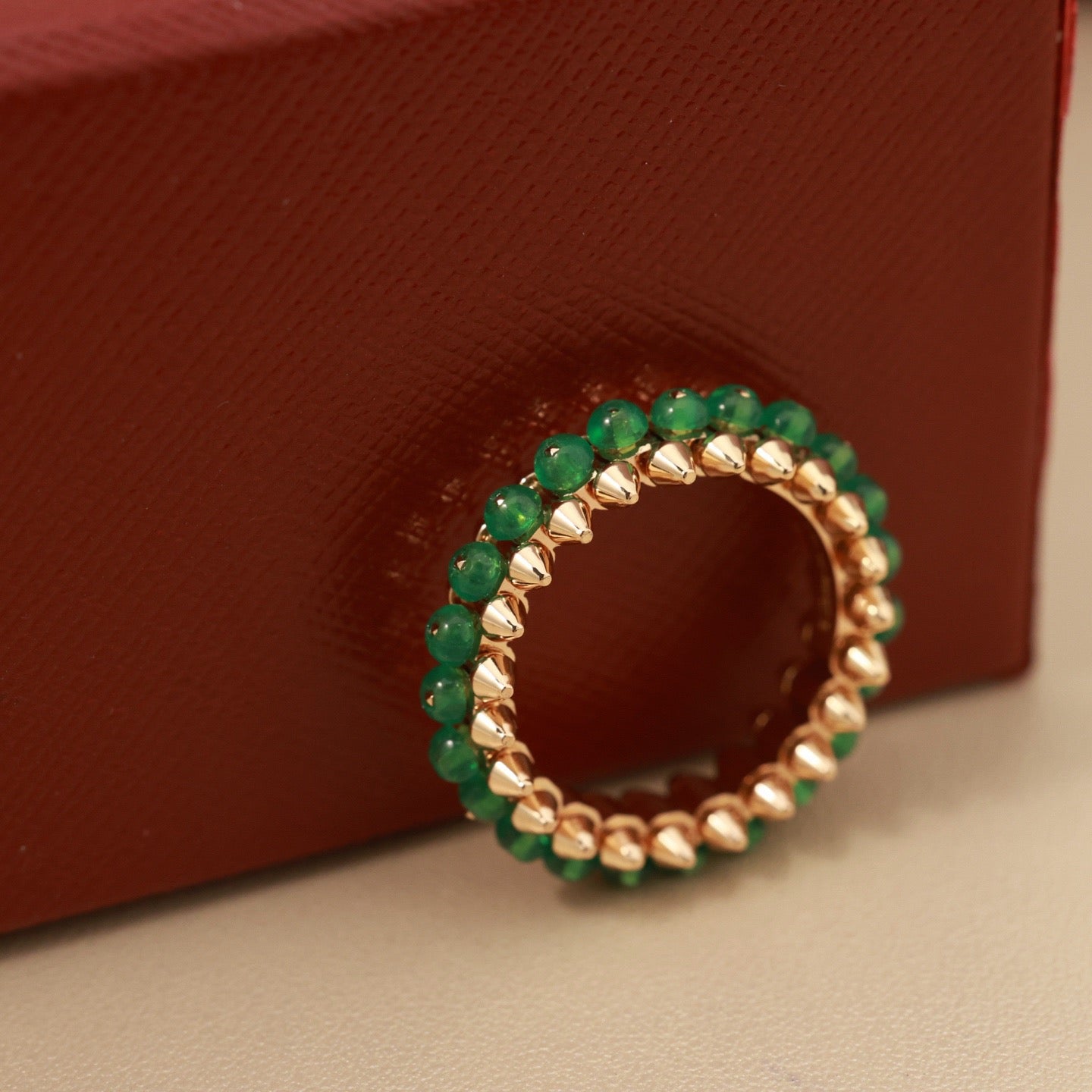 [Lumi Jewelery]CLASH 7.9MM AGATE CHALCEDONY RING