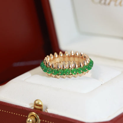 [Lumi Jewelery]CLASH 7.9MM AGATE CHALCEDONY RING