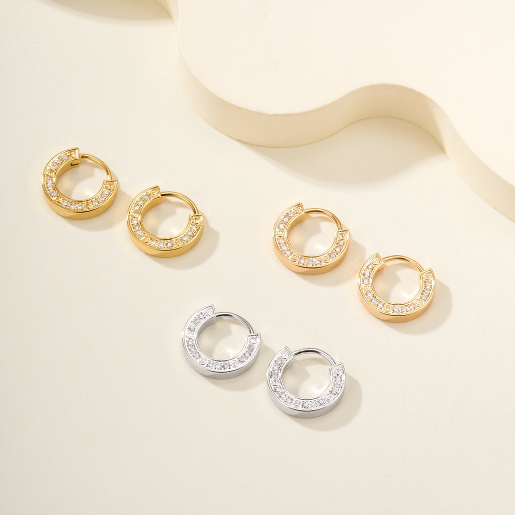 [Lumi Jewelery]LOVE DIAMOND EARRINGS