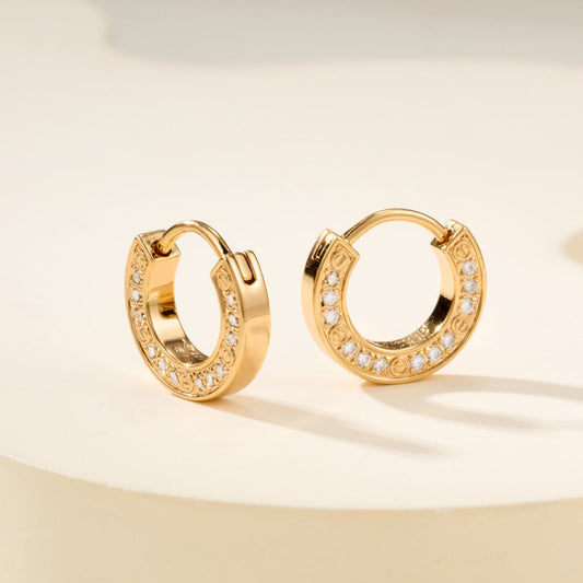 [Lumi Jewelery]LOVE DIAMOND EARRINGS