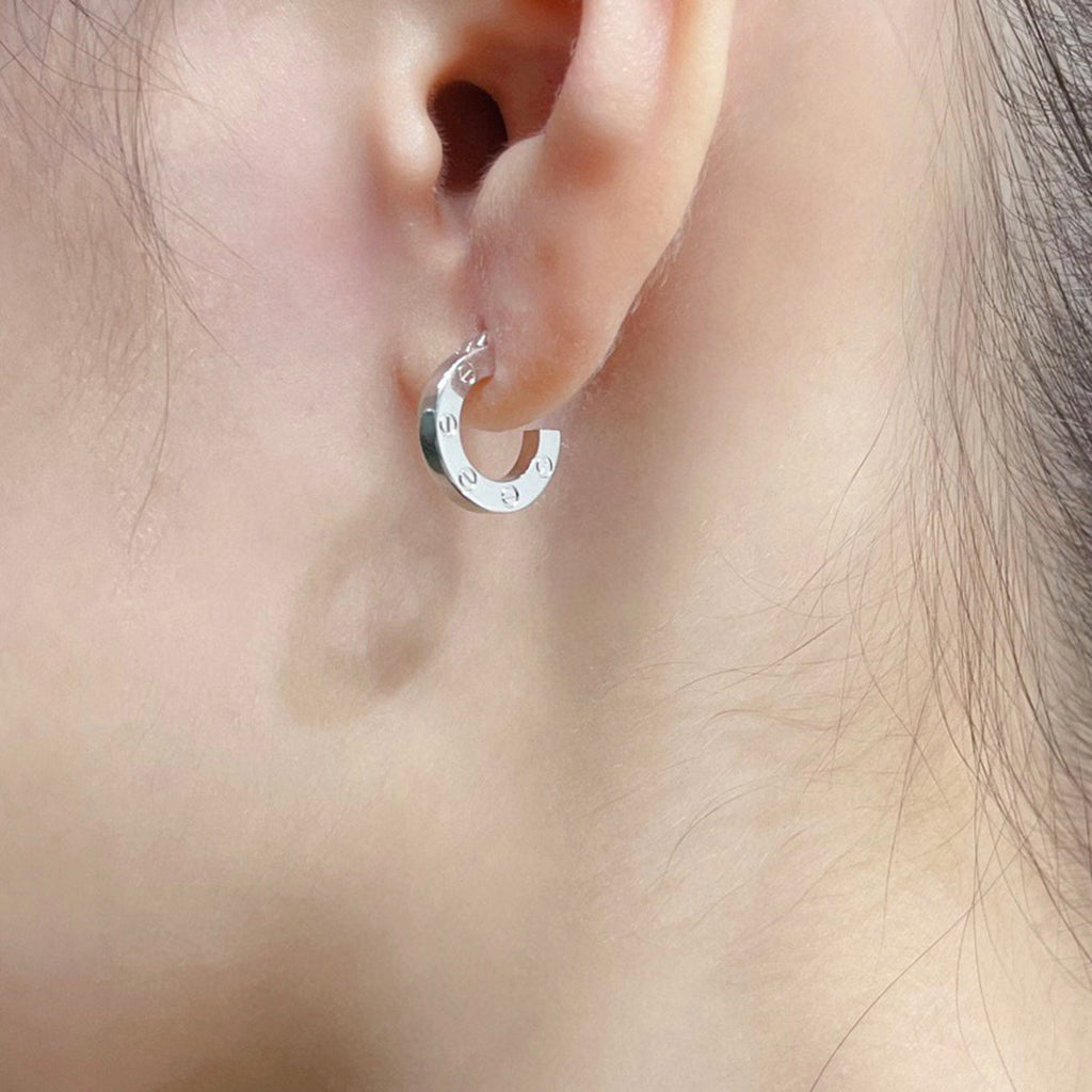 [Lumi Jewelery]LOVE MINI EARRINGS