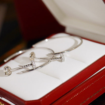 [Lumi Jewelery]JUSTE HALF DIAMOND LARGE EARRINGS