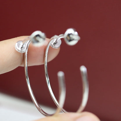 [Lumi Jewelery]JUSTE HALF DIAMOND LARGE EARRINGS