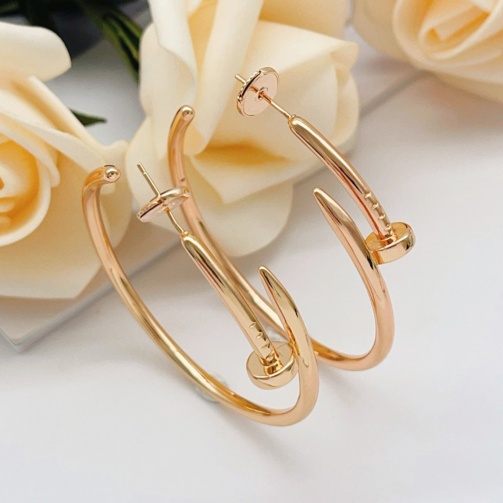 [Lumi Jewelery]JUSTE NO DIAMOND LARGE EARRINGS