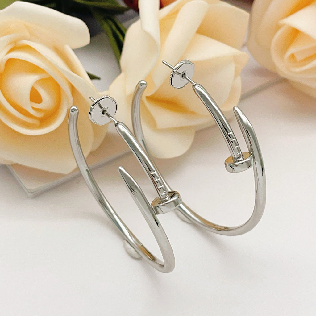 [Lumi Jewelery]JUSTE NO DIAMOND LARGE EARRINGS