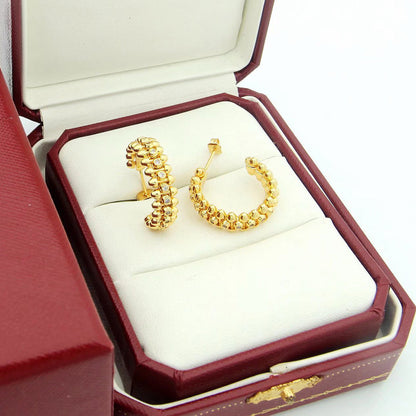 [Lumi Jewelery]CLASH FULL DIAMOND MEDIUM EARRINGS
